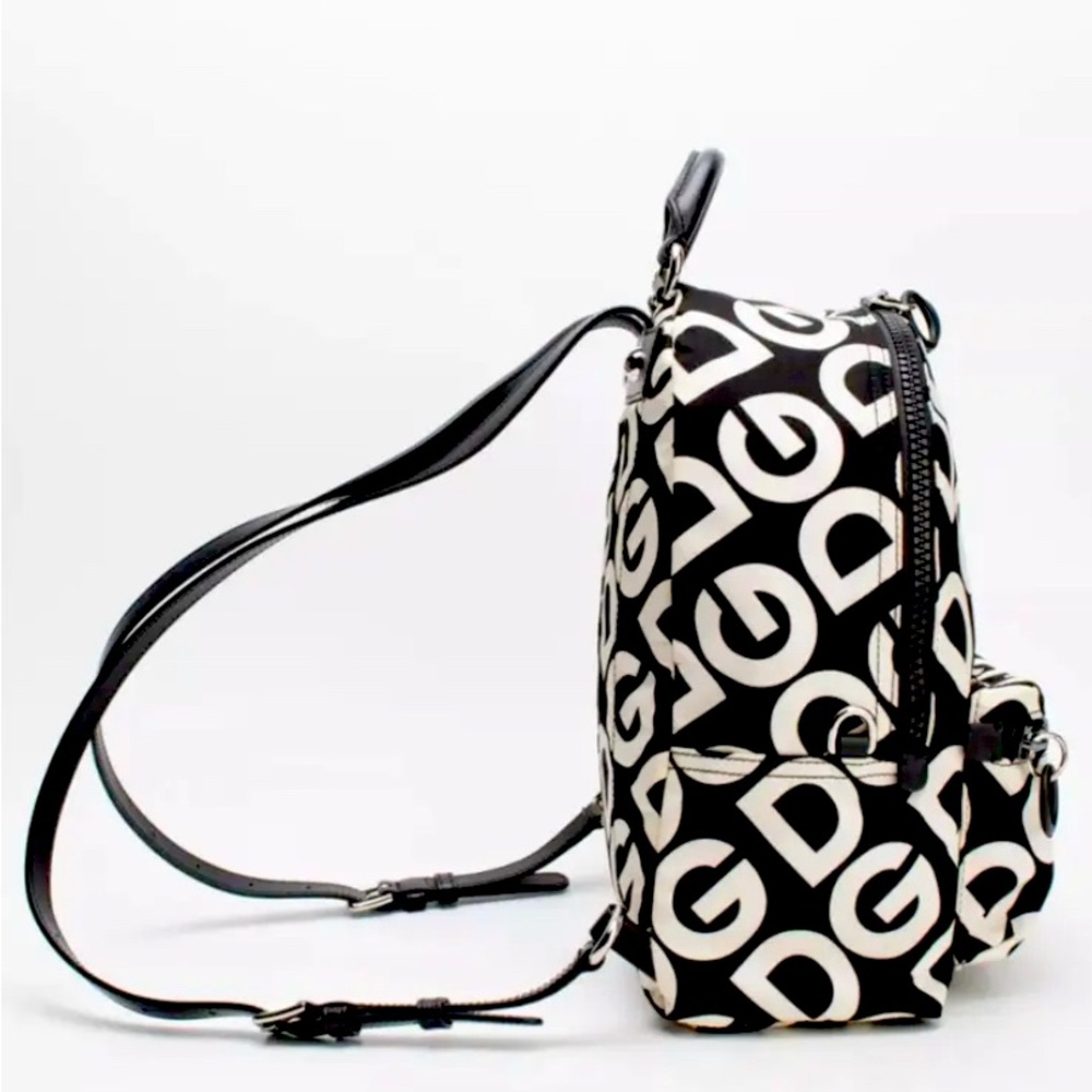 DOLCE & GABBANA Backpack MONOGRAM NYLON - LEATHER BACKPACK NWT $1883 - Picture 6 of 16